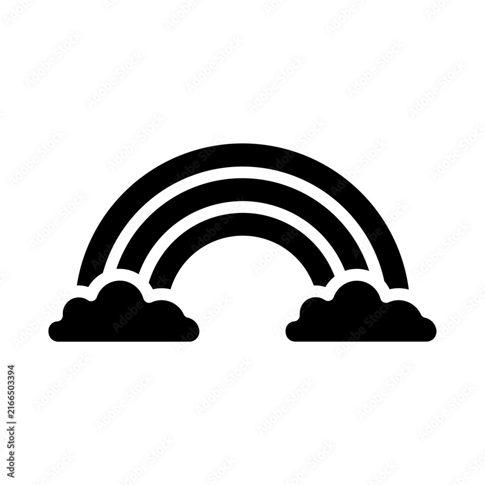 Fototapeta premium Rainbow Icon