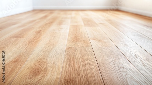Wooden Laminate Floor Close With Oak Grain And Clean Seams, digital innovation, artificial intelligence and connected business technology