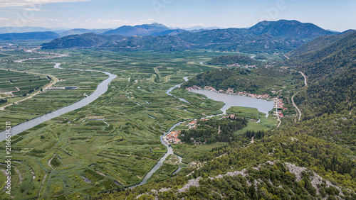 Foto Neretva Delta wetlands and Adriatic coast