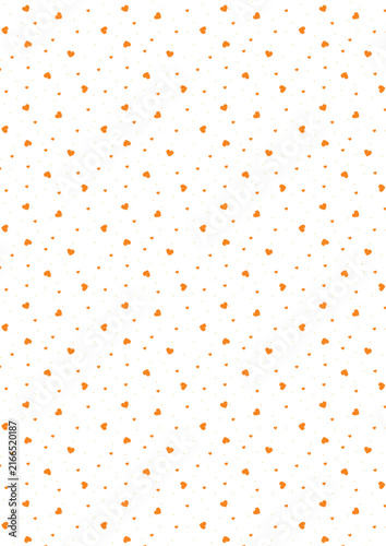 Seamless heart pattern with tiny red hearts for Valentine decor and kids fabric