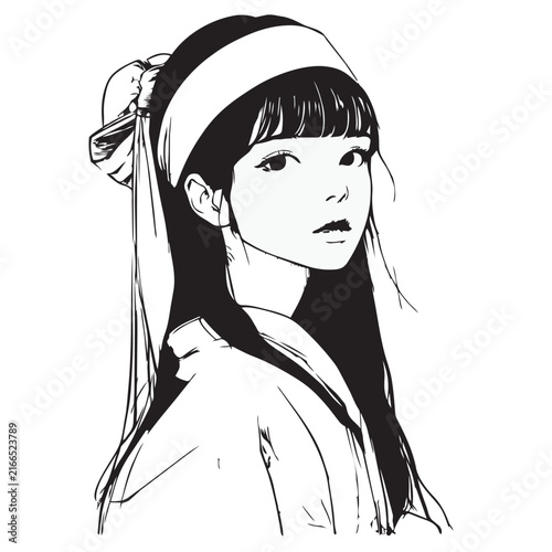 girl wearing traditional clothing