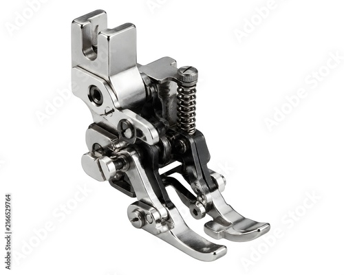 Obraz na plátne Walking Presser Foot With Complex Mechanical Linkage And Realistic Metal Compone