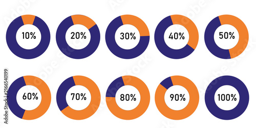 Circular infographic. Pie chart. Colorful radial data panel, pie charts, and geometric elements for web design and business presentations. Conceptual idea.