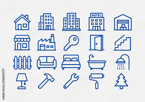  Real estate and building Icons