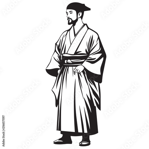 japanese man in kimono