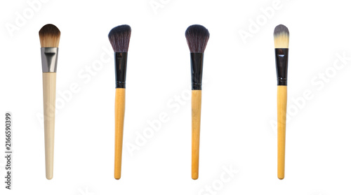  mekup brushes isolated on white