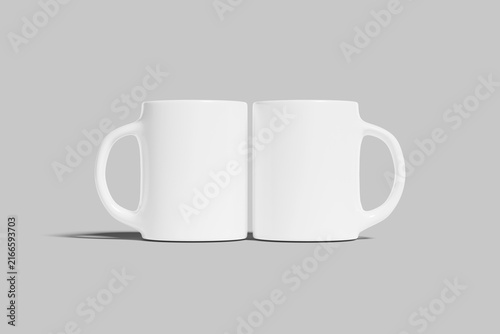Minimal Blank Mug Mockup