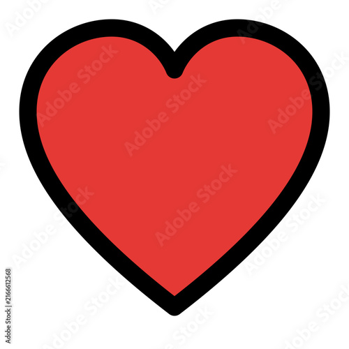 red heart symbol