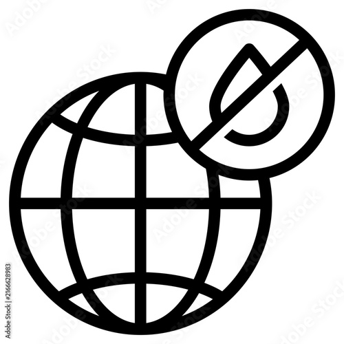 globe warming icon
