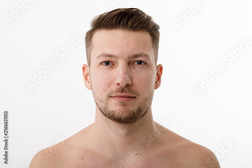 Portrait of a Young Man Looking at the Camera