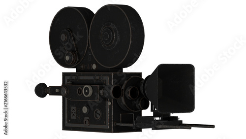 Quadro su tela 1930s Vintage Movie Camera Classic Film Era