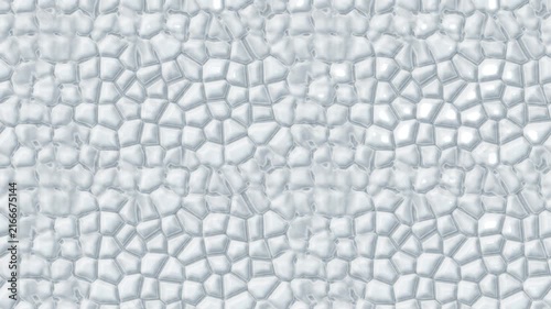 Abstract geometric pattern of interlocking shapes. 2d animation