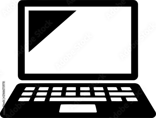 Laptop computer icon