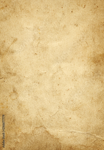 Принти на полотні Vintage aged paper texture with rough edges old fashioned parchment background d