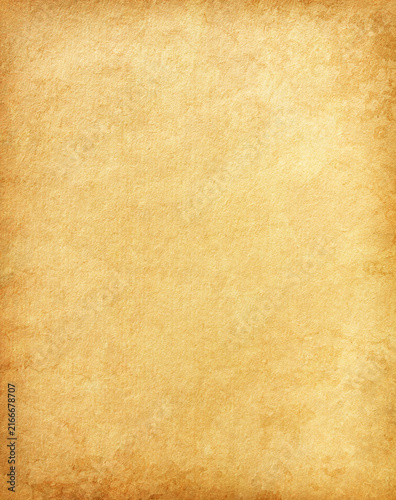 Fotografie Aged vintage yellowed parchment paper background texture with parchment backgrou