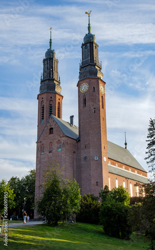 Photography Hogalid Church in Sodermalm district of Stockholm, Sweden