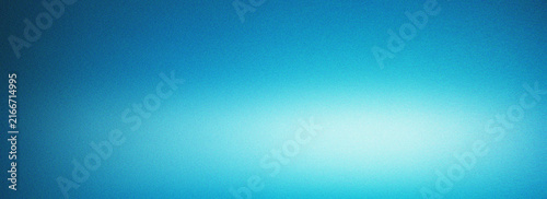 Foto Cool toned abstract gradient background with a bright luminous center and a dark