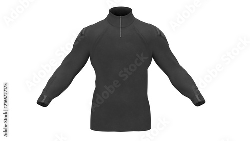 3d rendering combat shirt