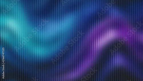 Foto Blue and purple gradient wave pattern creates an abstract background texture