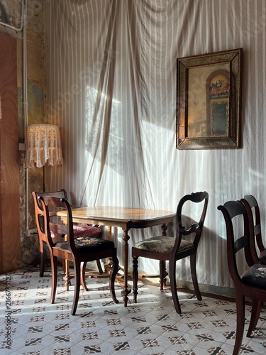 old fashioned dining room