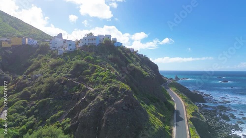 wild coast of Tenerife with Anaga mountines, Tenerife, Spain