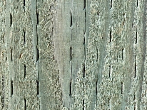 Foto old wood texture oxidizing from copper sulfate
