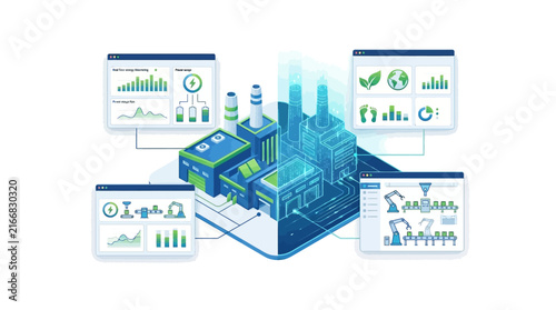 Smart Factory with Data Analytics and Digital Transformation.