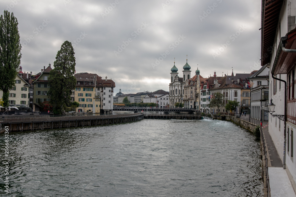 Fototapeta premium Views from the city of Lucerne, Switzerland
