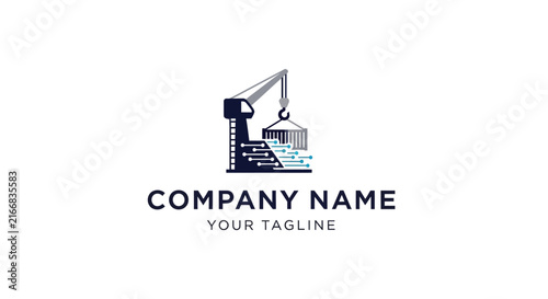 Modern minimalist logo design for a technology company.