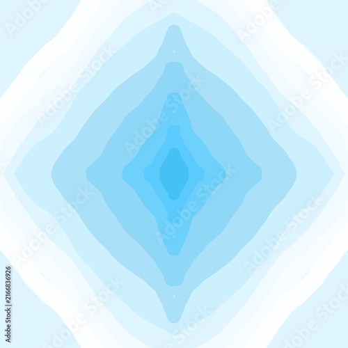 Fotografía Abstract light blue gradient diamond ripple background, water drop refraction te