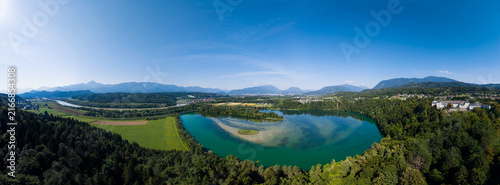 Wernberger Schlinge and Wernberg Castle in Carinthia, Austria