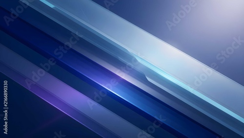 Naklejka Translucent geometric planes creating subtle spectral depth