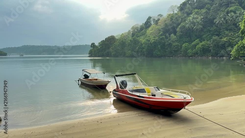Beautiful View of Iboih Beach, Sabang, Aceh at the morning. A popular tourist destination in Weh Island, Sumatera
