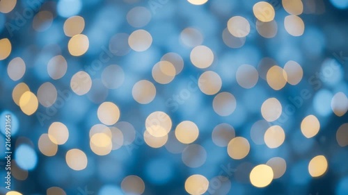 Abstract Bokeh Lights Background Festive Celebration Glow.