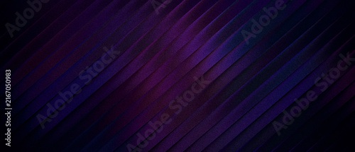 Canvas Print Ribbed dark purple and blue background with diagonal lines and metallic texture,