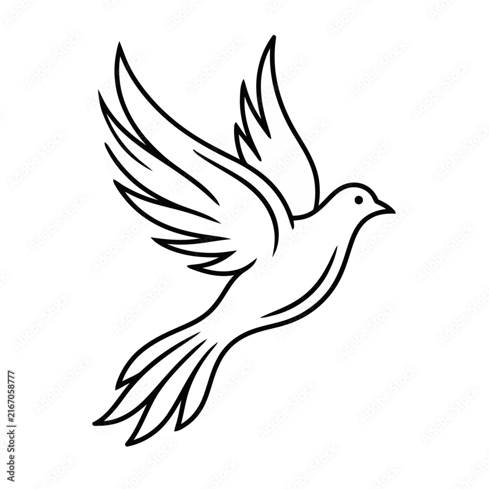 Obraz premium Dove flying