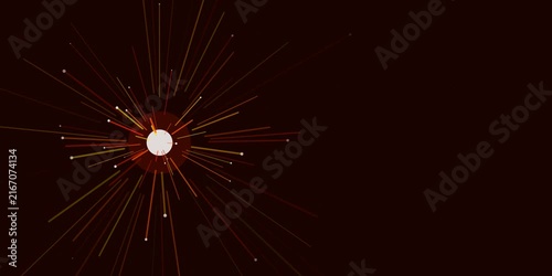 Abstract 4K motion graphics loop with flowing colorful light streaks and dynamic particles
