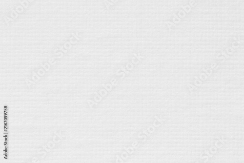 White textured art paper background with fine canvas weave pattern