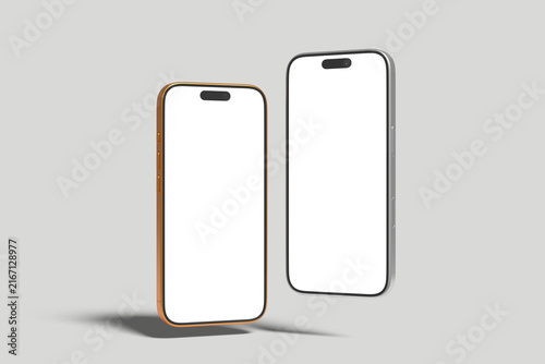 Smartphone Blank Mockup 3D Design