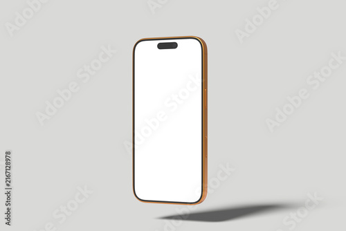 Smartphone Blank Mockup 3D Design