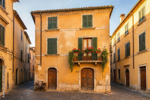 casa di un centro di un paese italiano