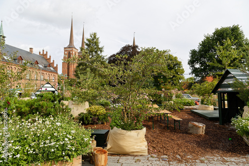 Foto Bâtiment de Roskilde et marché