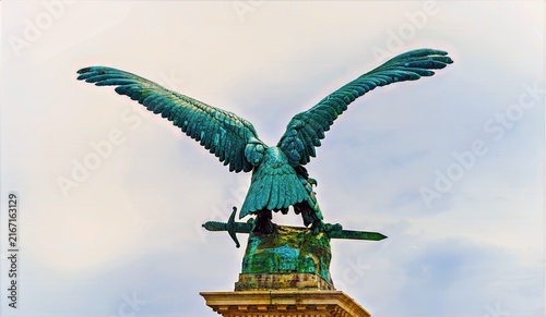 Foto Downtown Budapest in summer, Hungary, Europe, June 2026, caste