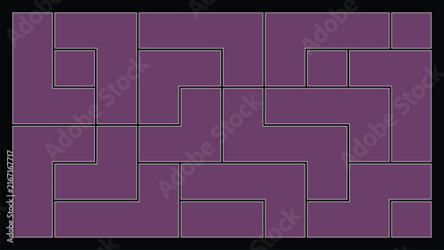 Minimal Bento Grid Design with Soft Cornered Blocks and Organic Geometric Forms for Contemporary Backgrounds