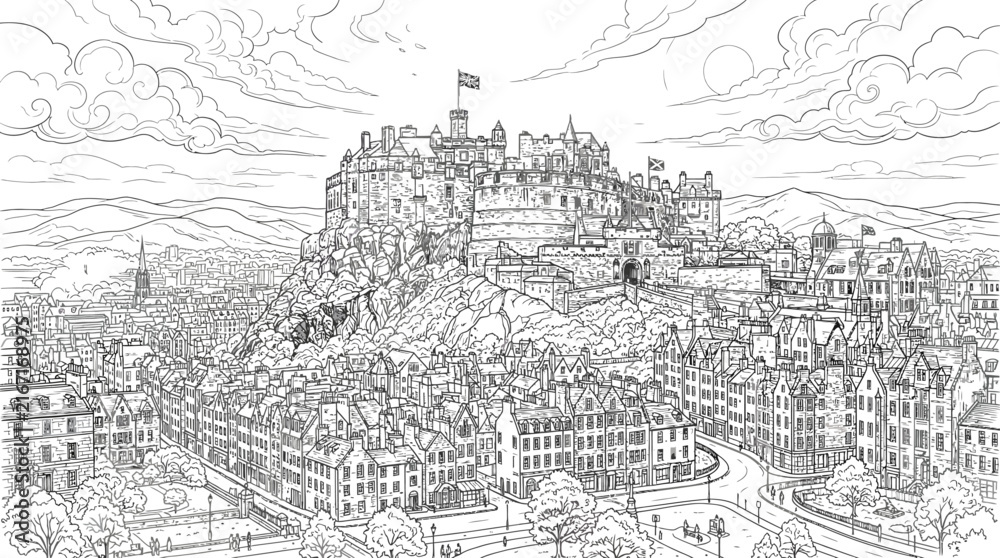 Obraz premium Edinburgh_Castle_on_rocky_hill_202608170333 [Converted]