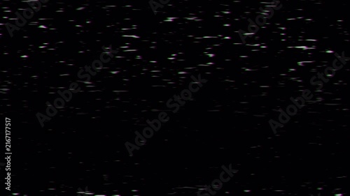 TV snow or static tv noise vhs static glitch on analog television. 4K video with Alpha channel	