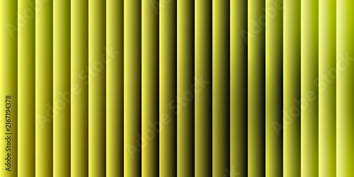 Obraz na plátně Rich gold and green glossy stripes create a dimensional abstract texture with strong contrast for presentation layouts