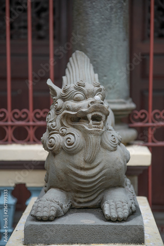 Stone lions in ancient Chinese culture
