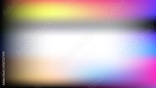 Fotografie Abstract dark and colorful gradient background with glowing white light