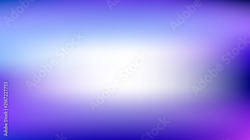 Cuadro en lienzo Deep blue and purple gradient abstract background with bright center glow